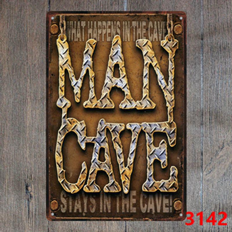 Retro Casino Tinplate Decorative Painting for Bar or KTV 