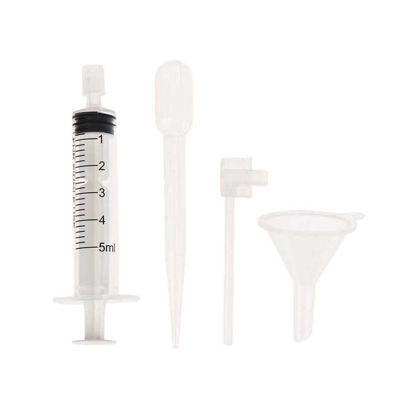 3/4Pcs Perfume Refill Tool Set – Plastic Syringe, Dropper, Funnel, and Straw for Spray Dispenser and Diffuser Applications