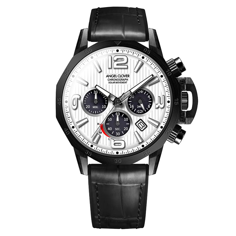 

Часы Angel Clover Timecraft Solar Мужские NTS45BWH-BK
