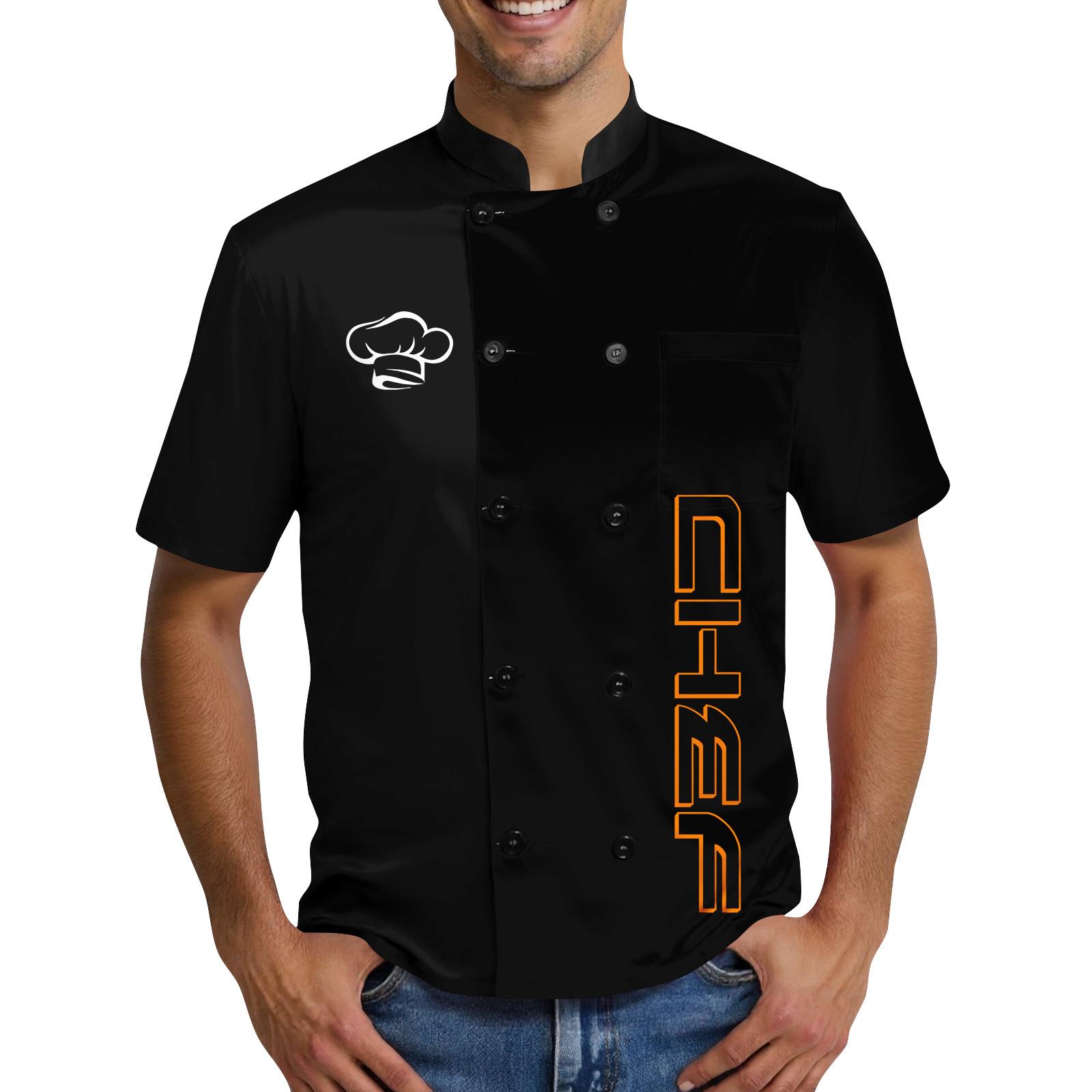 

Популярні елементи з принтом шеф-кухаря Чоловіча форма шеф-кухаря XL чорний