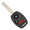 3‑Button Car Key Fob with Chip MLBHLIK‑1T 313.8Mhz Plastic Black High Sensitivity Replacement For Fit 2007‑2013