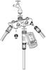 GARDENA Faucet Connector Mm Mm Product Up To 5 Years 4-Way 8194-20, 26.5 (G3/4) / 33.3 (G1), Warranty