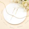SUNNYCLUE 1 Box 60Pcs 3 Sizes Gold Vertical Charms Stamping Blank Bar Charms Stainless Steel Metal Bar Charm Rectangle Tags for Jewelry Making