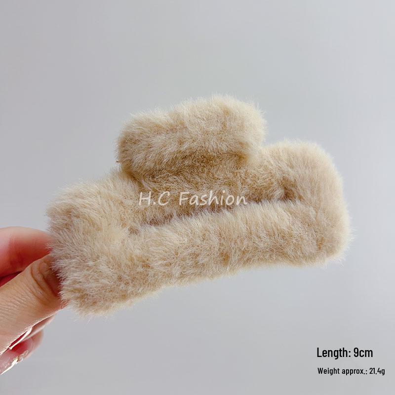 Plysch Hårklo: Söt, Fluffig & Stor för Höst och Vinter