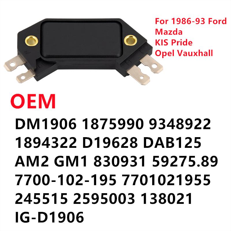 Ignition Control Module 4 -pin Hei Distributor For GM Chevy L4 L6 V6 V8 Recombinable Reference OE/OEM 1875990 830931 9348922 D19