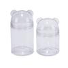 1Pieces Guazi Nut Storage Box Cartoon Bear Storage Bottle Candy Food Can Snack Acrylic Can Cute Sealed Can Outdoor Tableware
