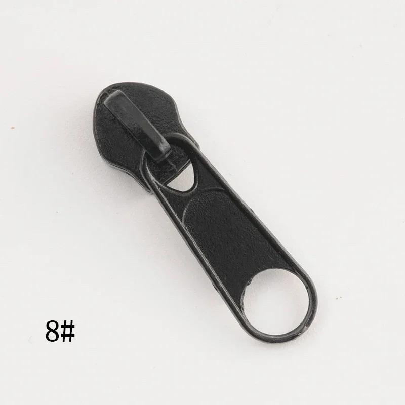 10-50 szt. #3 #5 #8 #10 Wodoodporne suwaki do zamków odwróconych do zamków nylonowych Kurtka Namiot Pociągacz do zamka Główka Naprawa Akcesoria do szycia