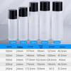 100/150ml Clear White Skincare Bottle Set: Toner Spray, Lotion, Serum, Cream Jar