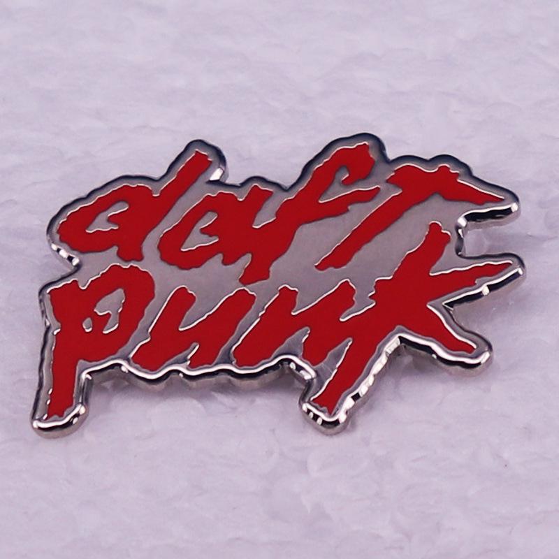 Daft Punk Electronic Music Group Logo Pin Badge
