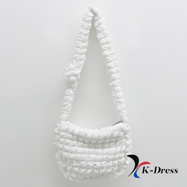 Cloud Bubble Pom-Pom Mini Crossbody Bag (5 Colors)
