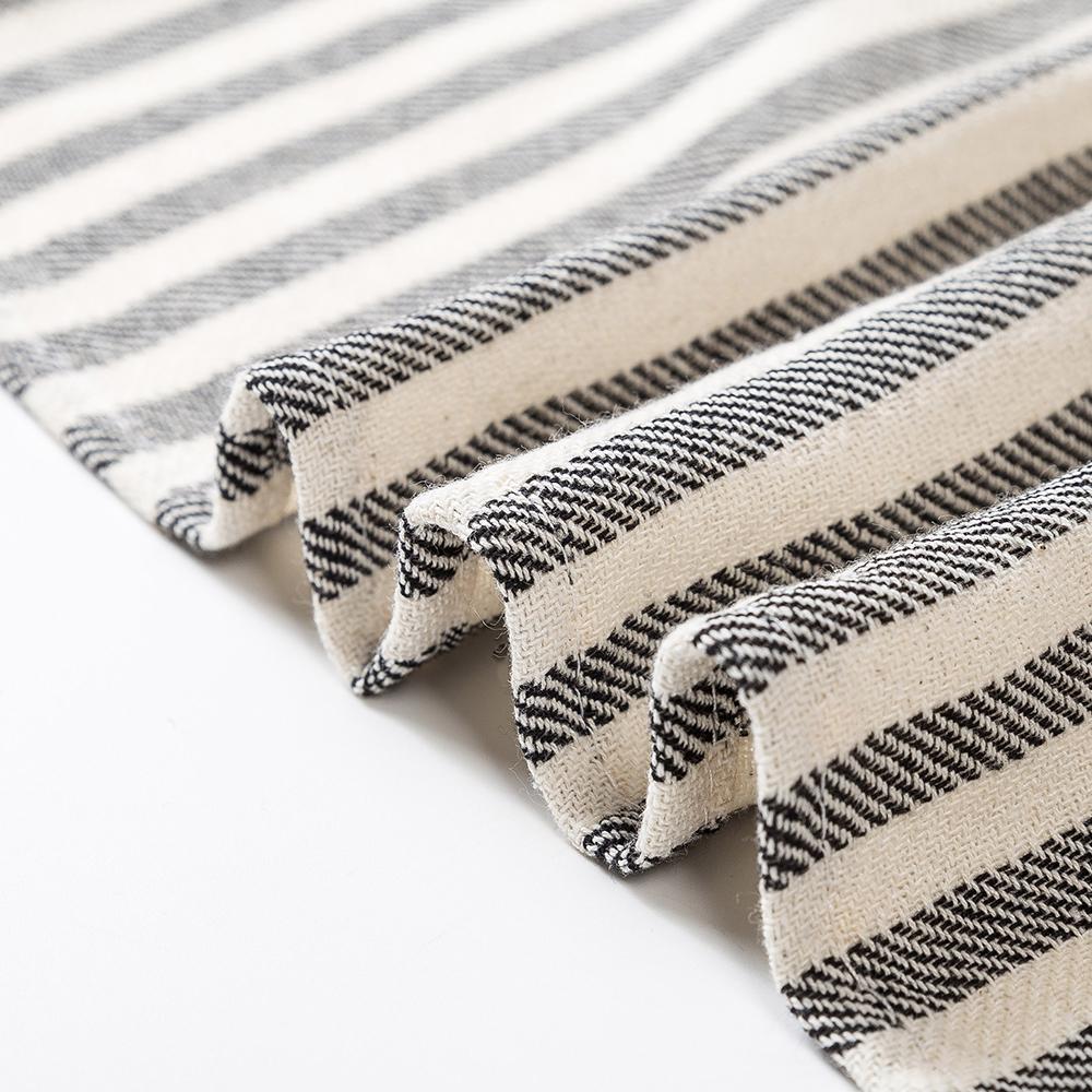 Customized 100% Cotton Turkish Beach Towel Soft Yarn-Dyed Jacquard Fringed Striped Pattern All-Season Ventilated for Bath Use