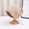 Knitted Hat Women'S Autumn And Winter Wool Hat Stacking Hat Solid Color Pullover Hat Fashion Warm Thickened Wool Hat