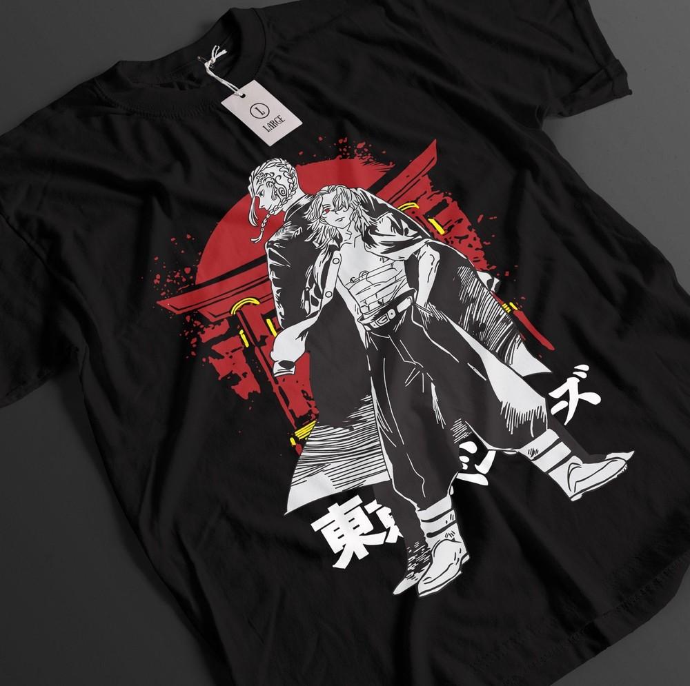 

Футболка Tokyo Revengers Мандзиро Сано Футболка Майки Футболка Дракена Футболка Такэмичи Топ L