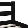 Children s Bed with Drawers Black 80x200 cm Solid Pine Wood