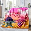 Trolls Theme Printed Blanket - Perfect for Couch, Bed, Travel & Outdoor Use | Machine Washable, Cozy & Durable.