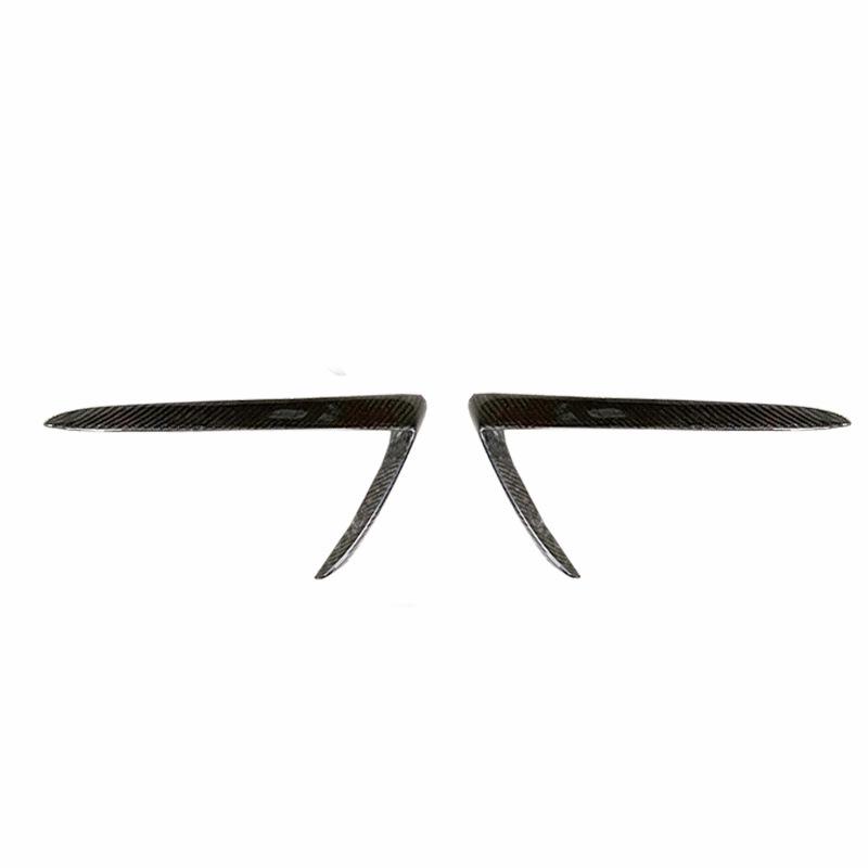 2019-IN Tesla Model 3 C Style Carbon Fiber Front Air Intake Bumper Canards