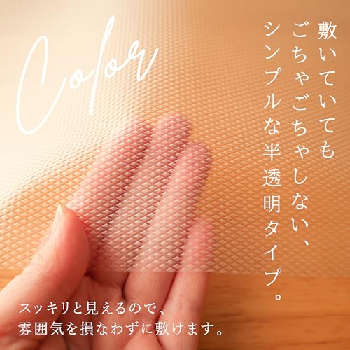 Towa Sangyo Insect Repellent Sheet for Kitchen Cabinets, Made In Japan, Approx. 45 X 300 Cm, Insect Repellent, EVA Resin, Long, Non-Slip, Clear