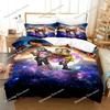 Anime King Of Fighters Bedding Set Duvet Cover Bed Set Quilt Cover Pillowcase Comforter king Queen Size Boys Adult Bedding029