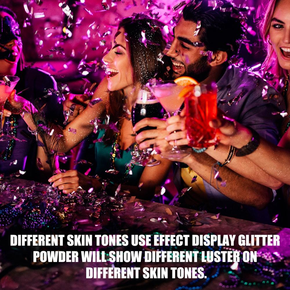 60ml Körper Shiny Glitter Spray Flash Haut Aufhellen Pulver Halloween Make-Up Diamant Fluoreszenz Party Club Glitter