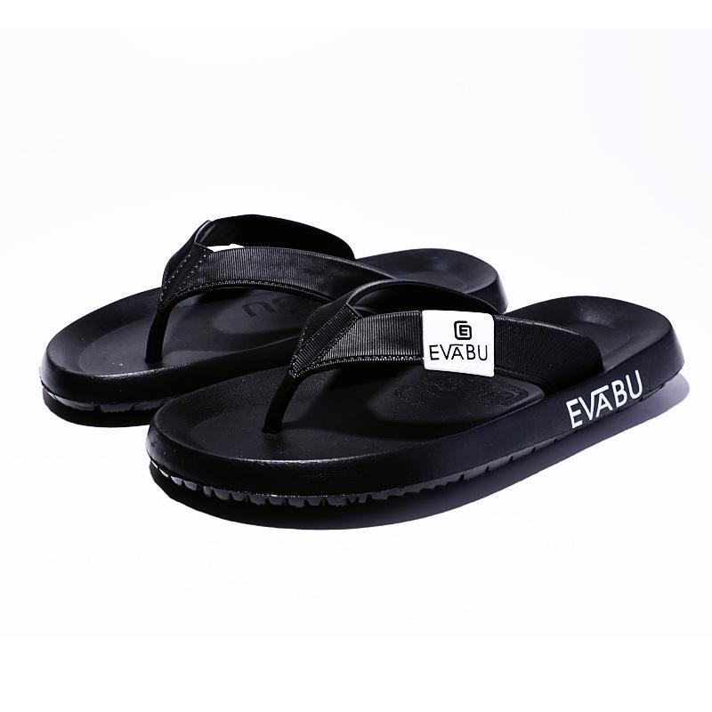 Summer simple flip-flops men's Korean version pinch beach shoes comfortable soft sole casual personality fashion slippers
