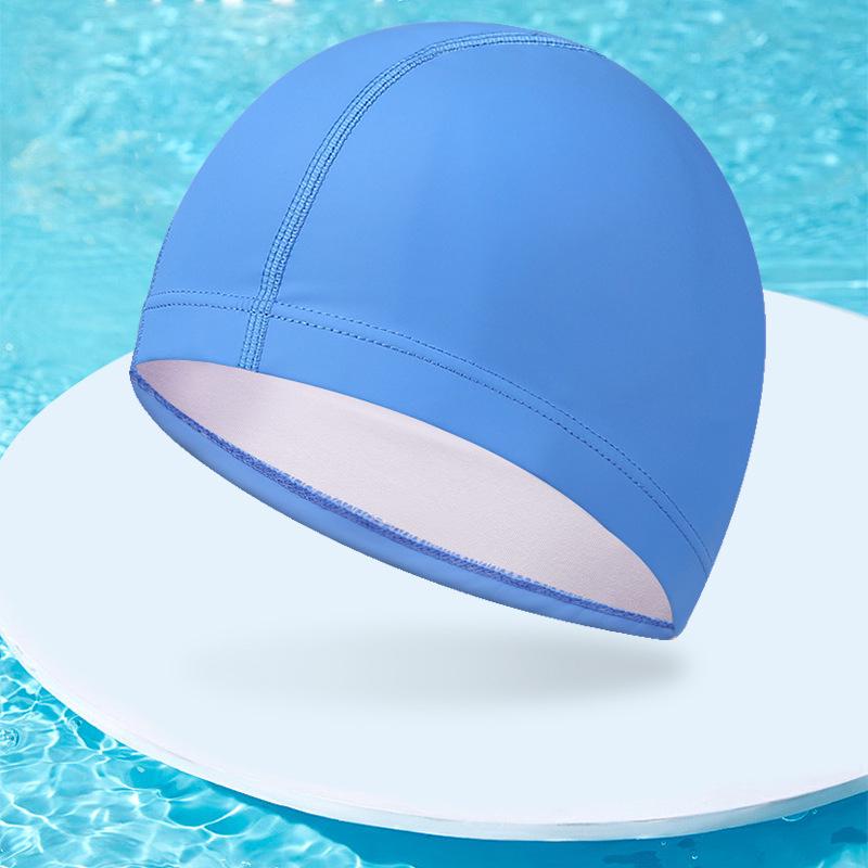 Premium Unisex Extra Große Wasserdichte Atmungsaktive PU Badekappe - Einfarbig, Nicht Einschnürend, Anpassbares Logo.