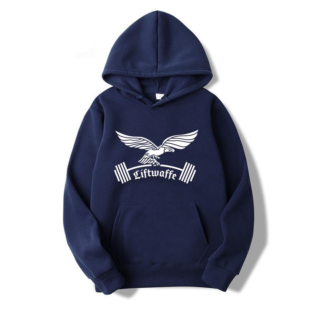 WW2 Německá Liftwaffe Luftwaffe vtipné cvičení Posilovna MiXXlitary Vzpěračské mikiny