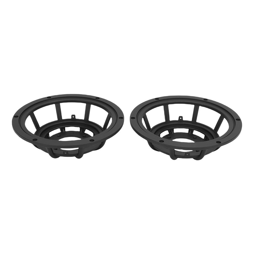 2 Stück Lautsprecher-Körbe Woofer-Rahmen Gussaluminium Lautsprecher-Körbe DIY-Teile für Subwoofer PA DJ-Lautsprecher Außen