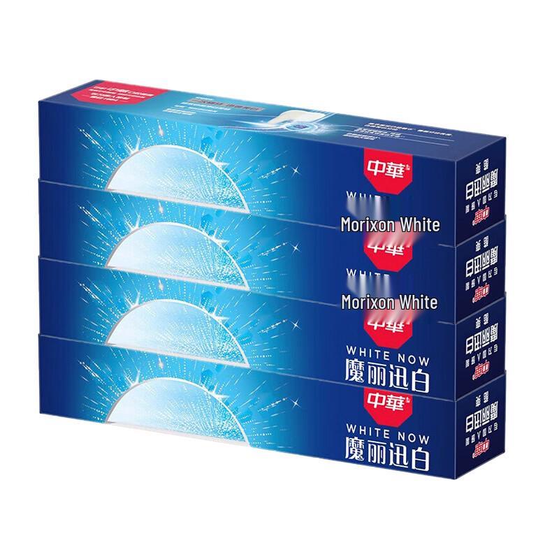 

Zhonghua Molixunbai Whitening Toothpaste 160g x 4 Tubes 160g x 4 tubes