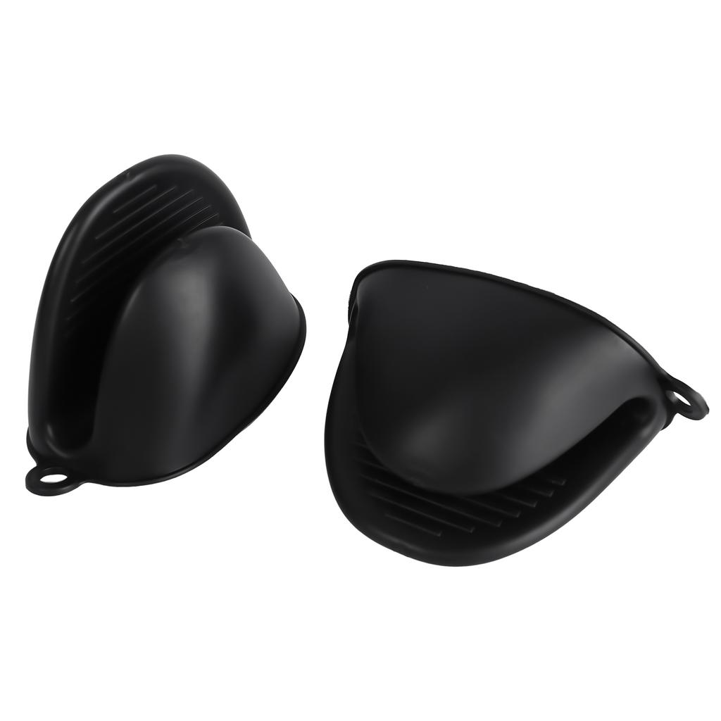 Silicone Microwave Oven Mitts Anti-Slippery Flexible Mitts for Grilling Barbecuing Kitchen Bakeware Tools Accessories
