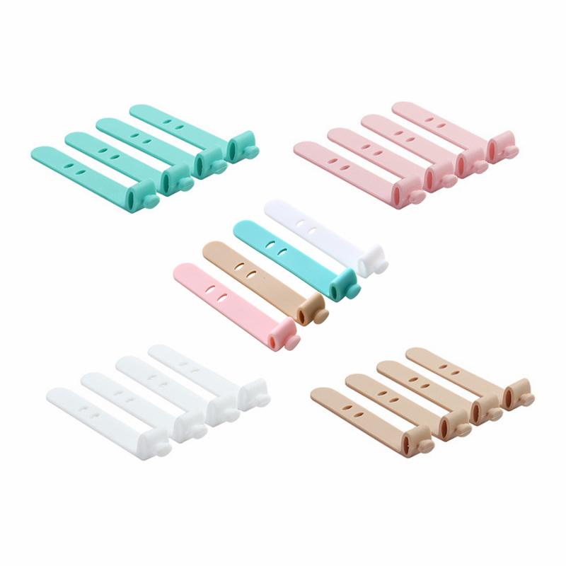 Best 20 Pcs Mobile Phone Cable Winder Earphone Clip Charger Cord Organizer Management Silicone Wire Cord Fixer Holder Cable Belt