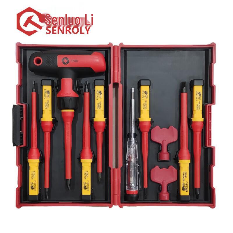 SENROLY 12-Piece T-Handle Screwdriver Set