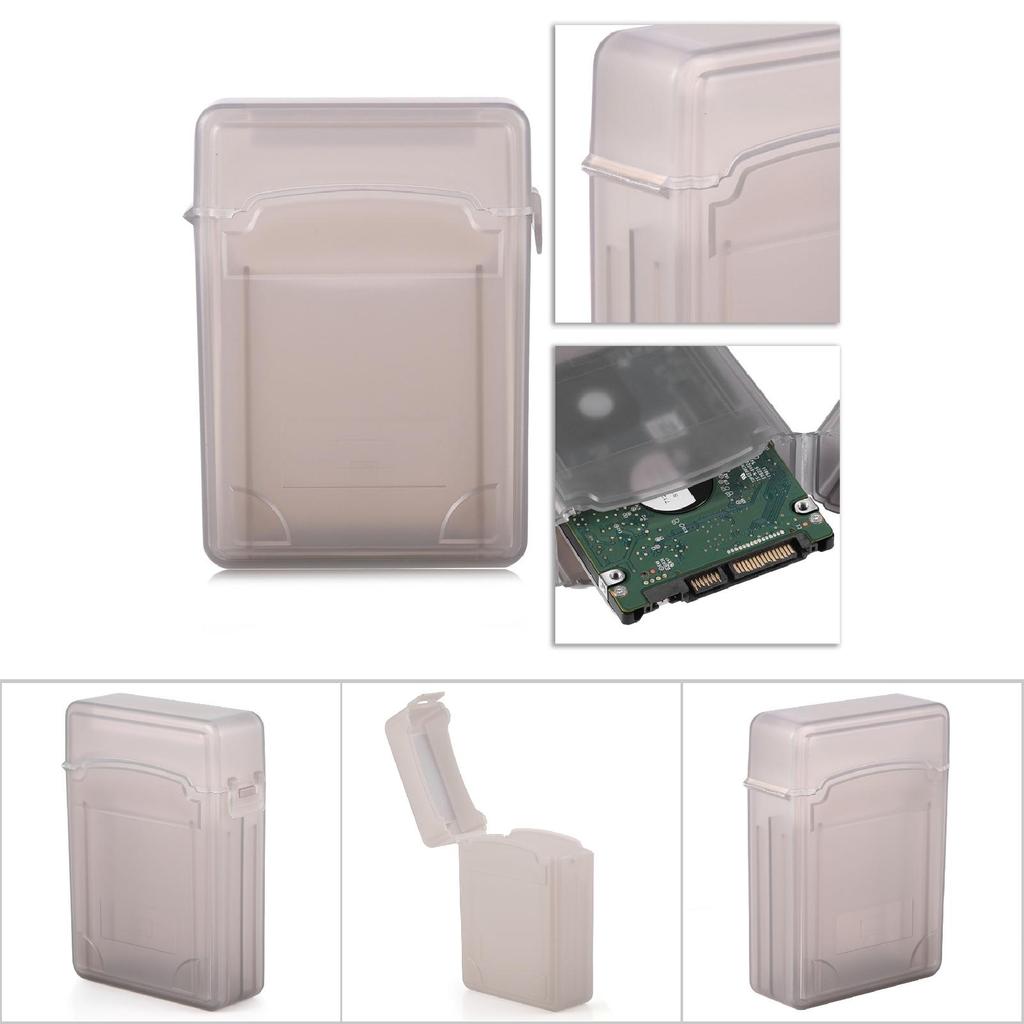 2,5 tums HDD   SSD Skyddande Stötsäkert Fodral Förvaringslåda Antistatisk Etikett Kapsling Grå (Inte Inclube-hårddisk)
