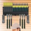 Space Saving Screwdriver Holder and Spanner Organizer Steel Construction Garage Tool Rack Hammers and Wrench Stand