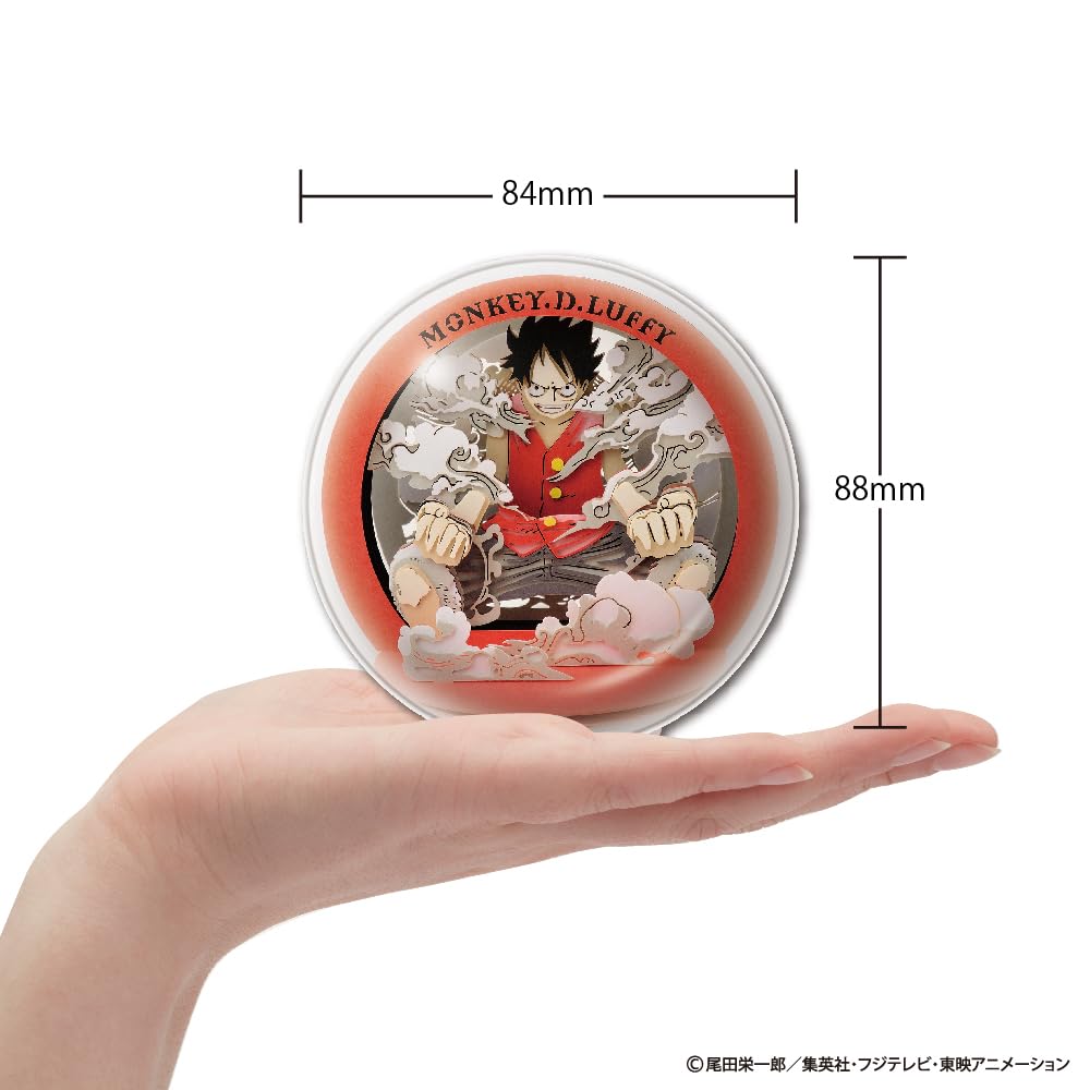 Ensky One Piece Paper Theater Monkey Luffy H88 x W84 x D84mm Made of and silicone [Renewal] PTB-05X D. Approx. paper, ABS,