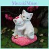 Romantic Cat Statue Resin Home Decor For Festivals And Special Occasions