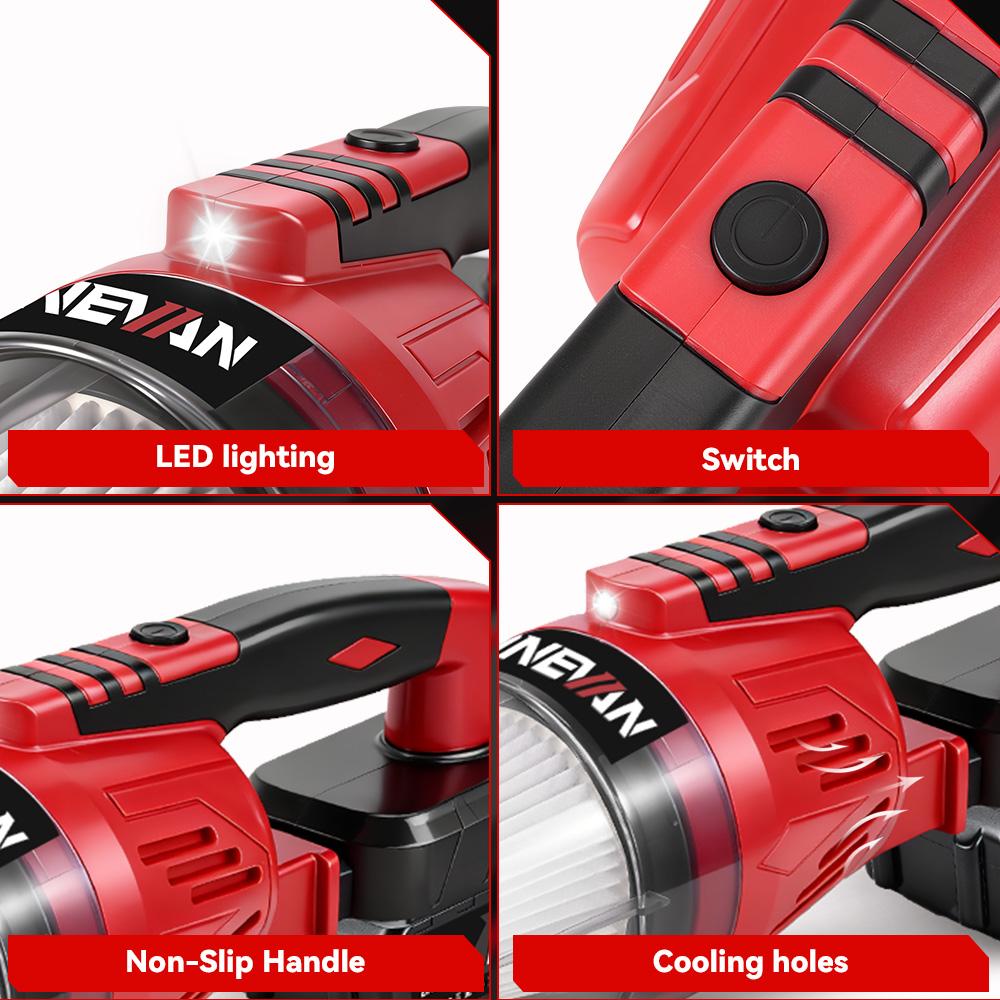 ONEVAN 12KPA Electric Vacuum Cleaner 1500W Multi-function Handheld Car House Cleaning Dust Tool For Makita 18v Battery Pin