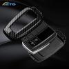 Abs Carbon Fiber Car Key Case Cover For Toyota Prius Camry Corolla Chr C-Hr Rav4 Land Cruiser Prado Keychain Holder Accessories