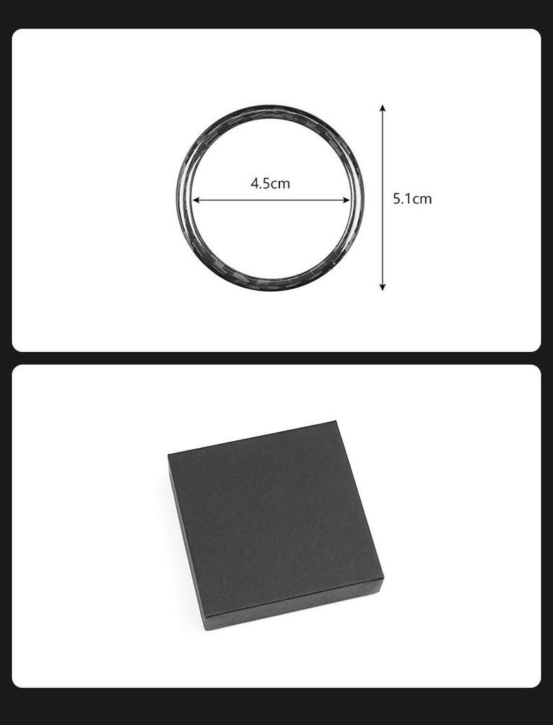 Fiat 500 A/C Panel Round Frame N-FYT-345