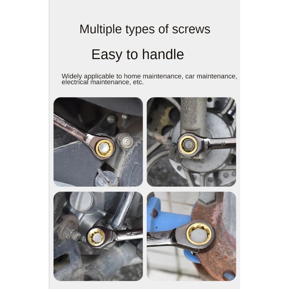 UniversalAdjustableTorqueWrench Tool 8-22mm,for Motorcycle Automotive Repair,Professional Machinery Maintenance,Durable Hardware