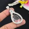 Pink Kunzite Gemstone Handmade 925 Sterling Silver Jewelry Pendant 1.58" KG-163
