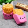 New Arrival Jumbo 12CM Kawaii Cute French Fries Soft Scented Bread Cake Squishy Slow Rising Ela