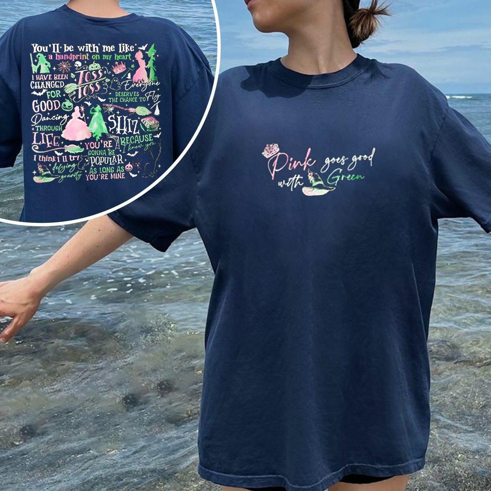 Wicked Comfort TShirt Cute Fantasy Defying Gravity Shirts Gift Wicked Changed For Good Wizard Movie Fan Shirt Y2K Top Streetwear