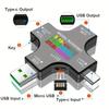 Portable USB PD Detector Type-C Voltage Ammeter, Digital Display Tester For Phone Tablet Laptop And PD Power Adapter Testing