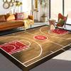 Basketballplatz rutschfeste strapazierfähige Matte, für Wohnzimmer Schlafzimmer Kinderzimmer, Outdoor-Terrasse Garten Hof Dekorationsmatte, Heimdekoration