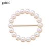 T-shirt Pearl Fixed Buckle Shirt Hem Decorative Buckle Silk Scarf Buckle Clothes Tighten Knotted Buckle Ring