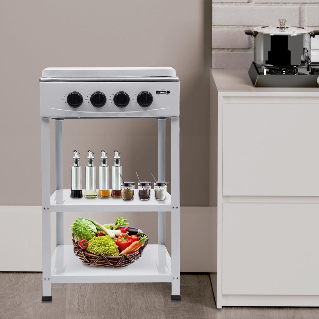 4/5 Burners Independent Control Natural Gas Stove Removable Propane Gas Stove with Cover for Outdoor Camping RV Travel