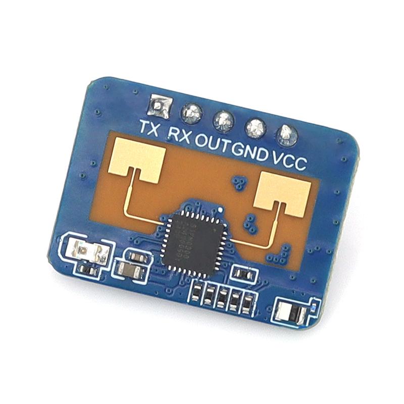 LD2410C 24GHz FMCW Radar Induction Module Human Presence Sensor High Accuracy Body Heartbeat Detection for Security Applications