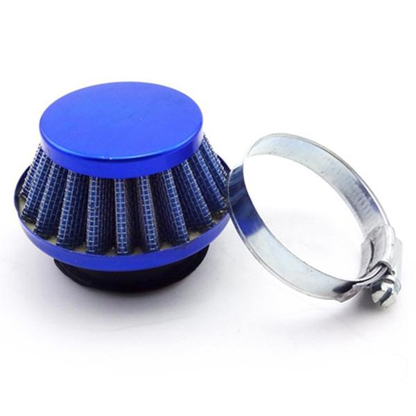 

Blue Aluminum Alloy Motorcycle Air Filter, Compatible with 47/49cc Engines, 1 pc None
