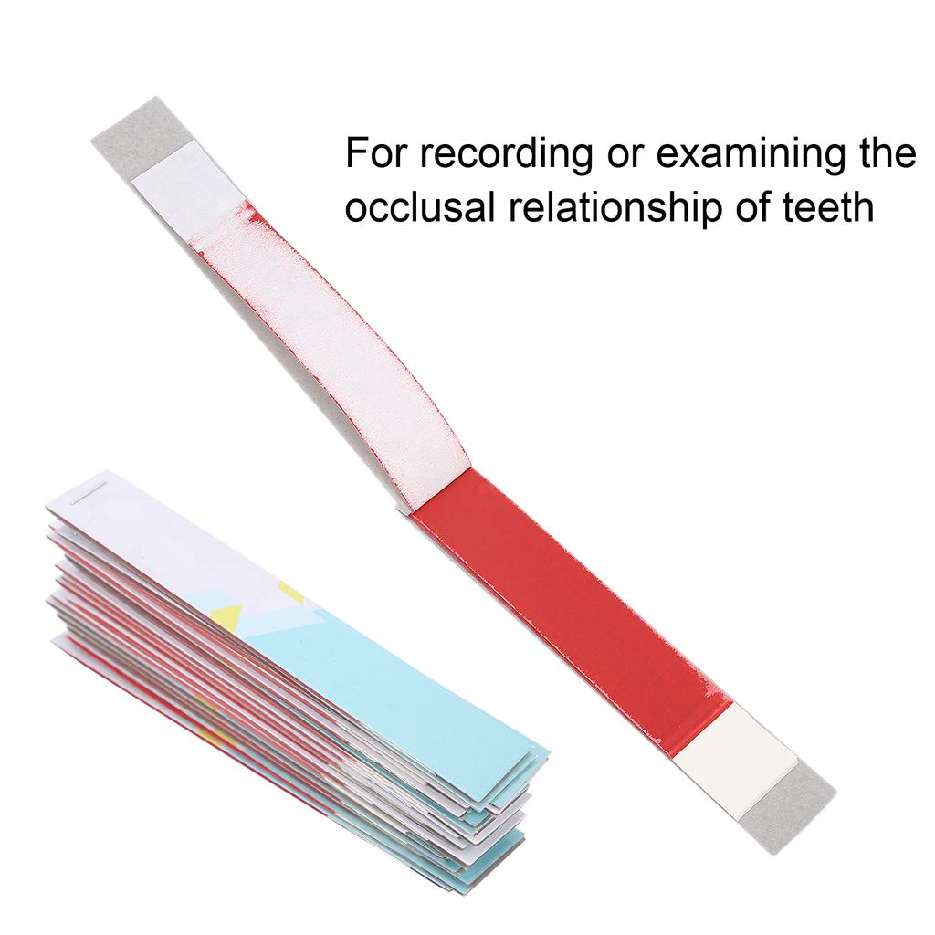 Dental Bite Articulating Paper Strips Dental Oral Teeth Care Dentist Supplies Accessory