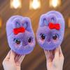 Pantofole Invernali in Cotone da Bambina Cartone Animato Principessa – Scarpe da Casa Calde Foderate in Pelliccia per Neonati e Bambini.